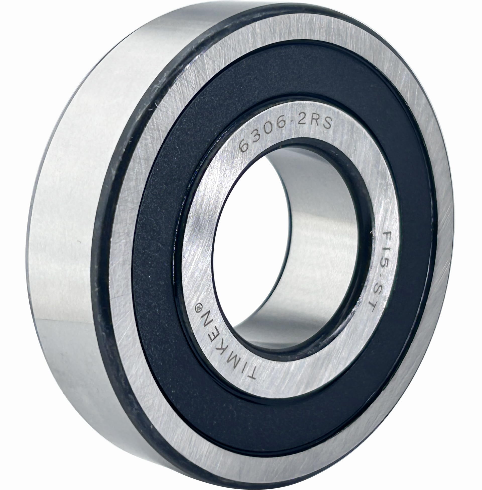 TIMKEN 6306-2RS 2PACK 30x72x19mm,Double Rubber Seal Bearings,Pre
